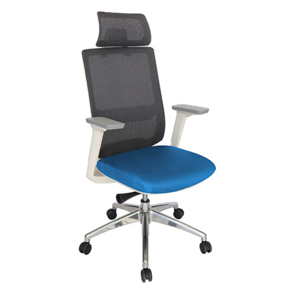 SILLA EJECUTIVA SOHO OHE-95 BLANCO
