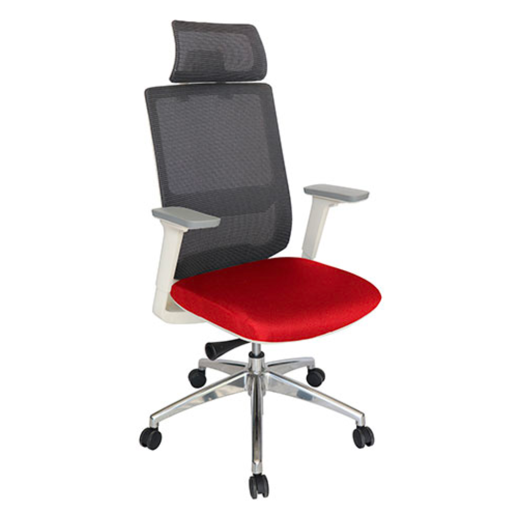 SILLA EJECUTIVA SOHO OHE-95 BLANCO